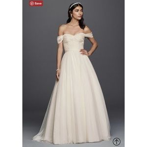 Tulle Beaded Lace Sweetheart Wedding Dress